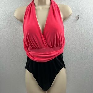 Vanishing act one piece swimsuit, size 10